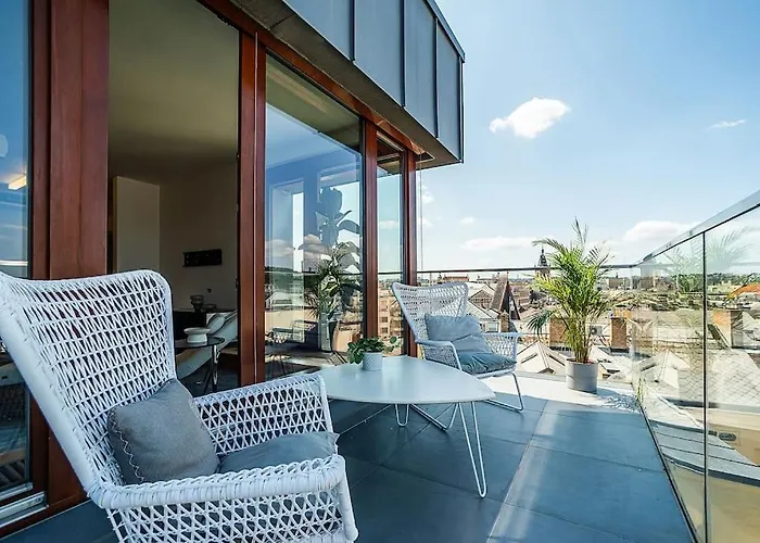 Shiny Rooftop Apart With Free Garage