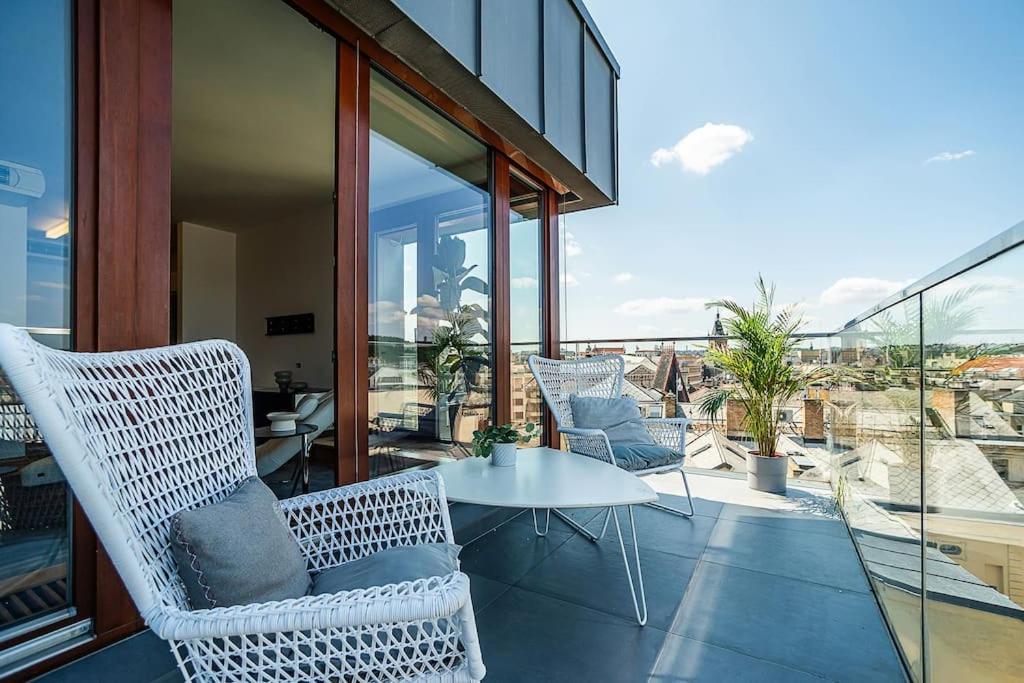 Shiny Rooftop With Free Garage Praga